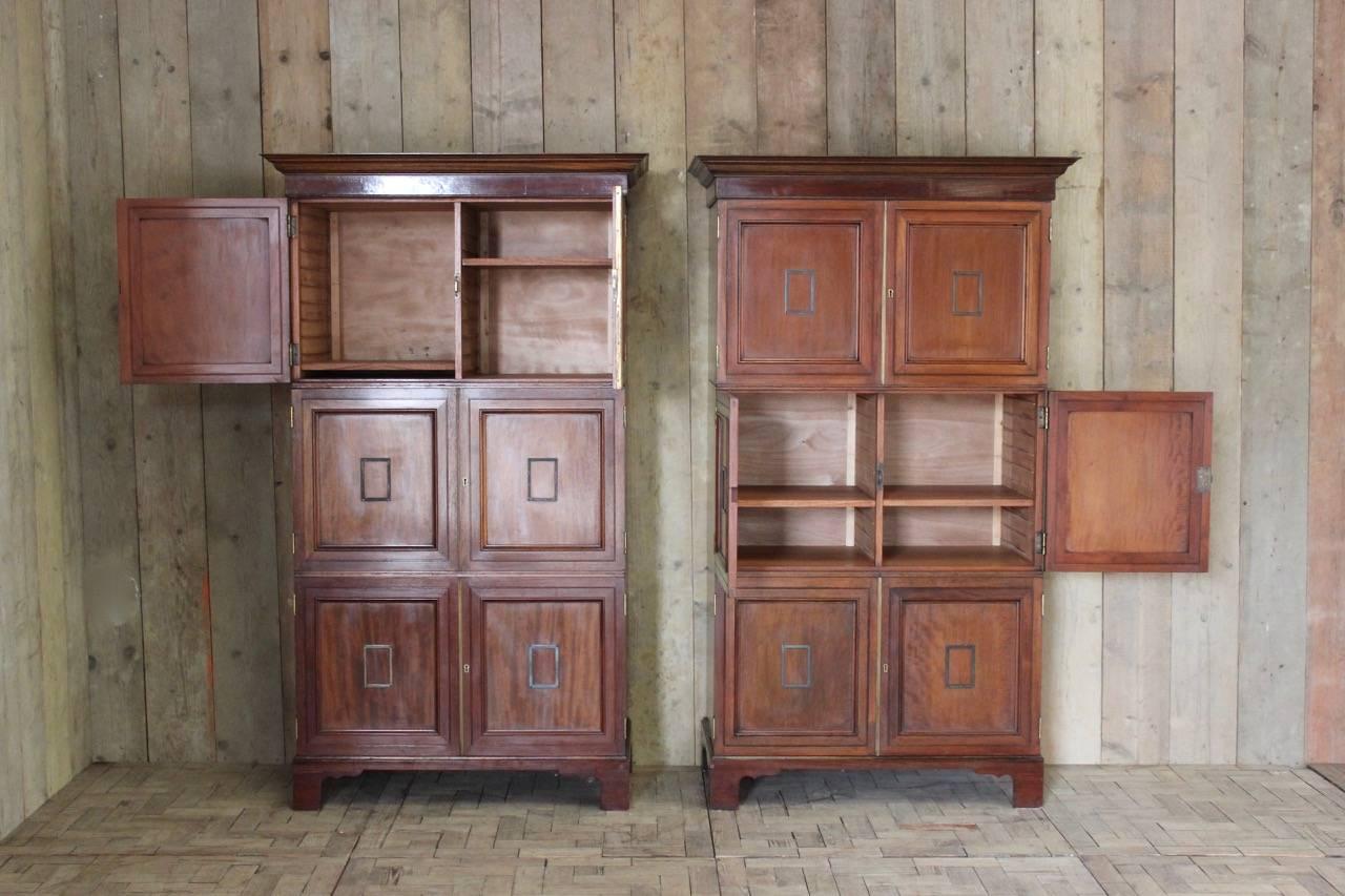 Pair of Mahogany Cabinets from the British Museum In Excellent Condition In Gloucestershire, GB