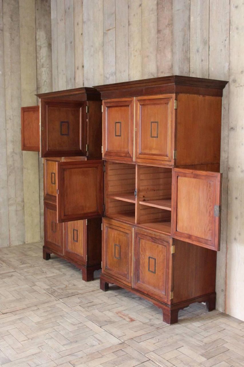 Pair of Mahogany Cabinets from the British Museum 1