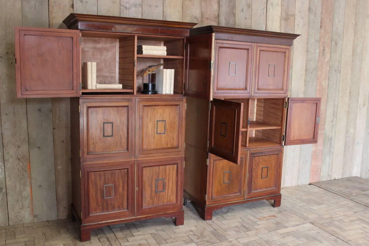 Pair of Mahogany Cabinets from the British Museum 3