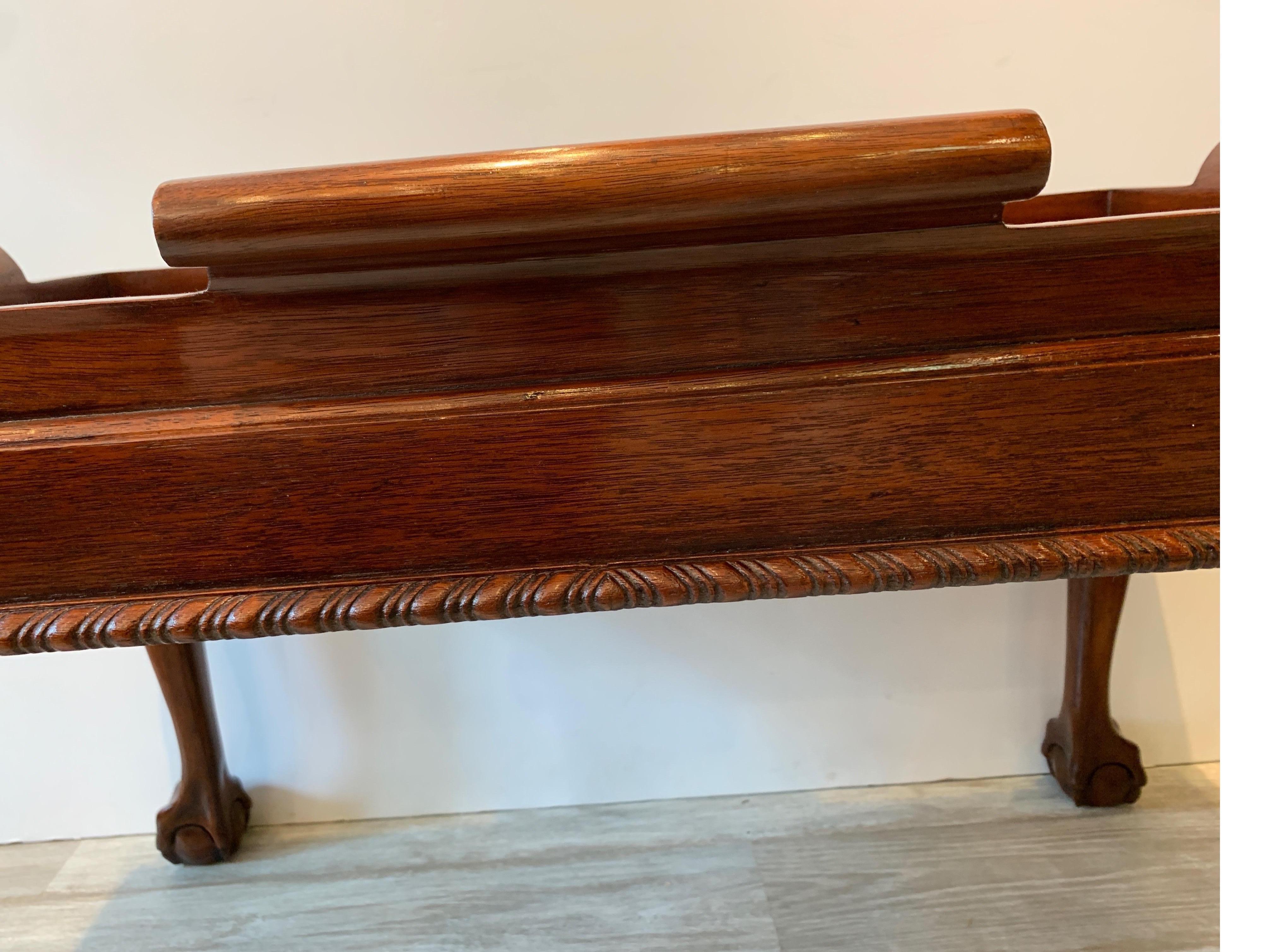 Pair of Mahogany Chippendale Style Diminutive Coffee Tables 4