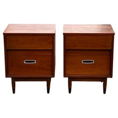 Vintage A Pair of Mainline by Hooker Mid Century Night Stands ca' 1960's
