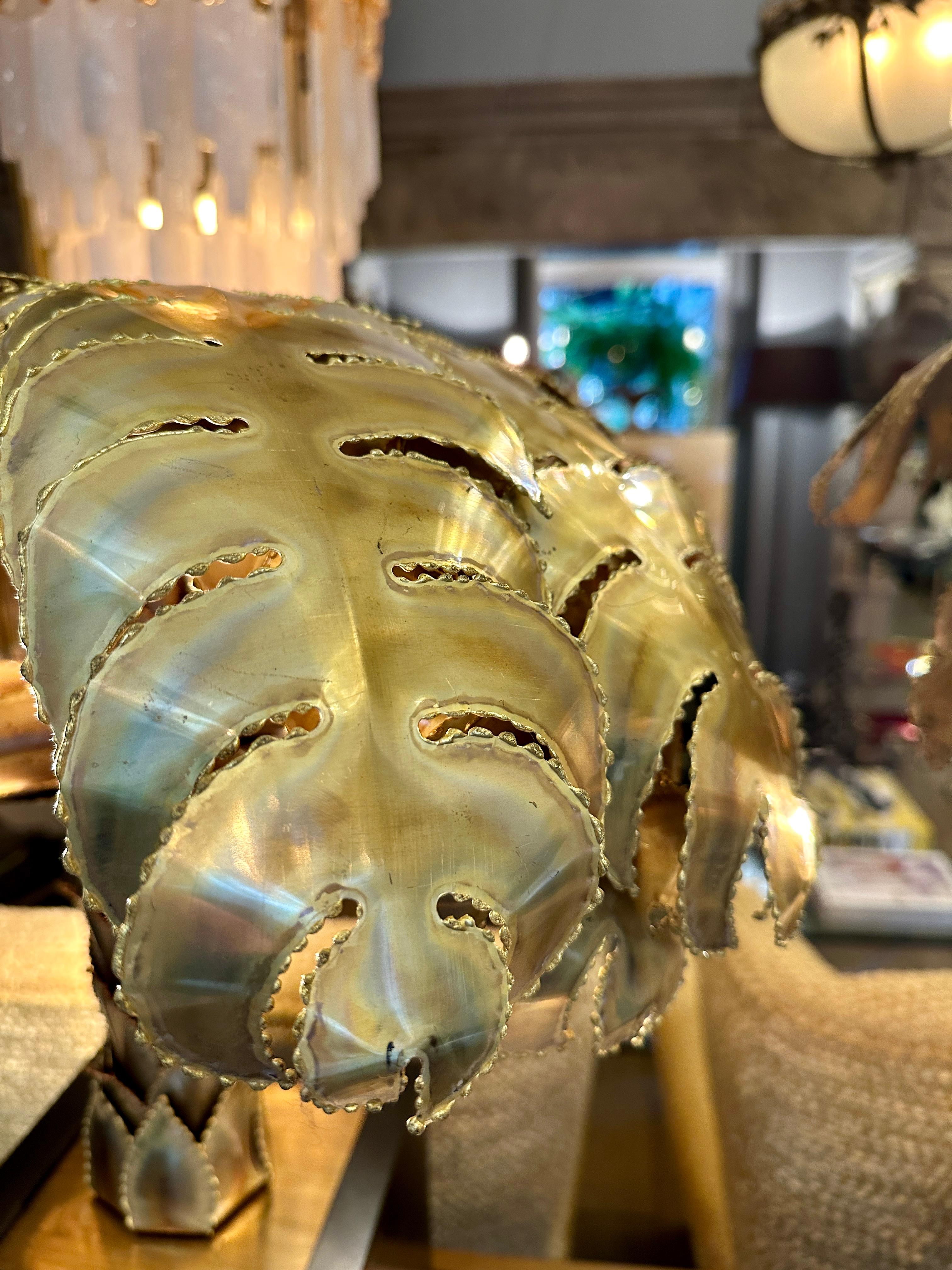 A Pair Of Maison Jansen Palm Tree Table Lamps For Sale 1