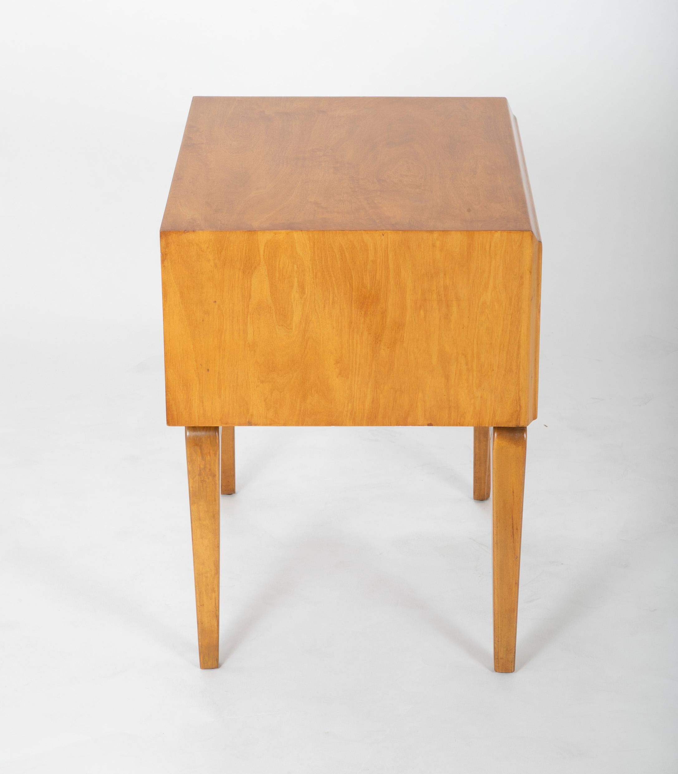 Pair of Maple Side Tables Designed by Edmond Spence 1