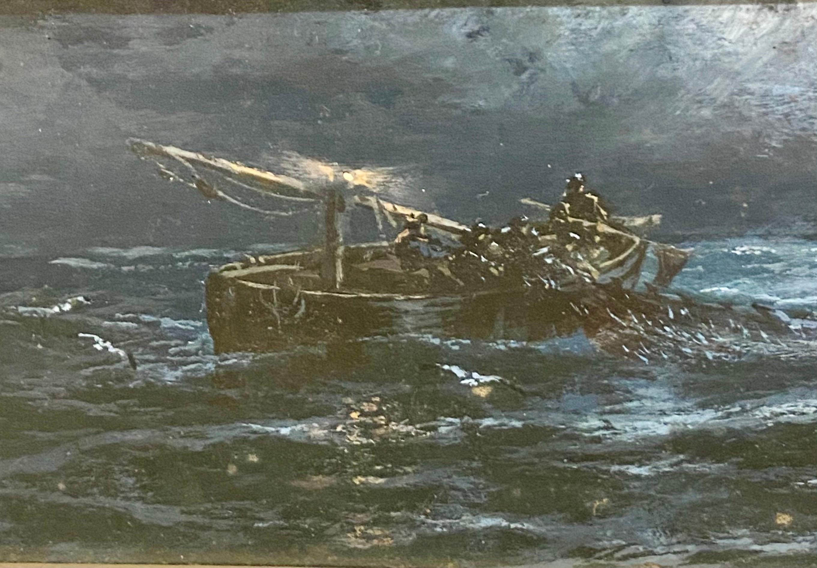 Pair of Marine Paintings by Thomas Rose Miles RCA  For Sale 5