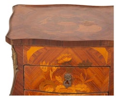 Pair of Marquetry Side Tables with Gilt Metal Mounts