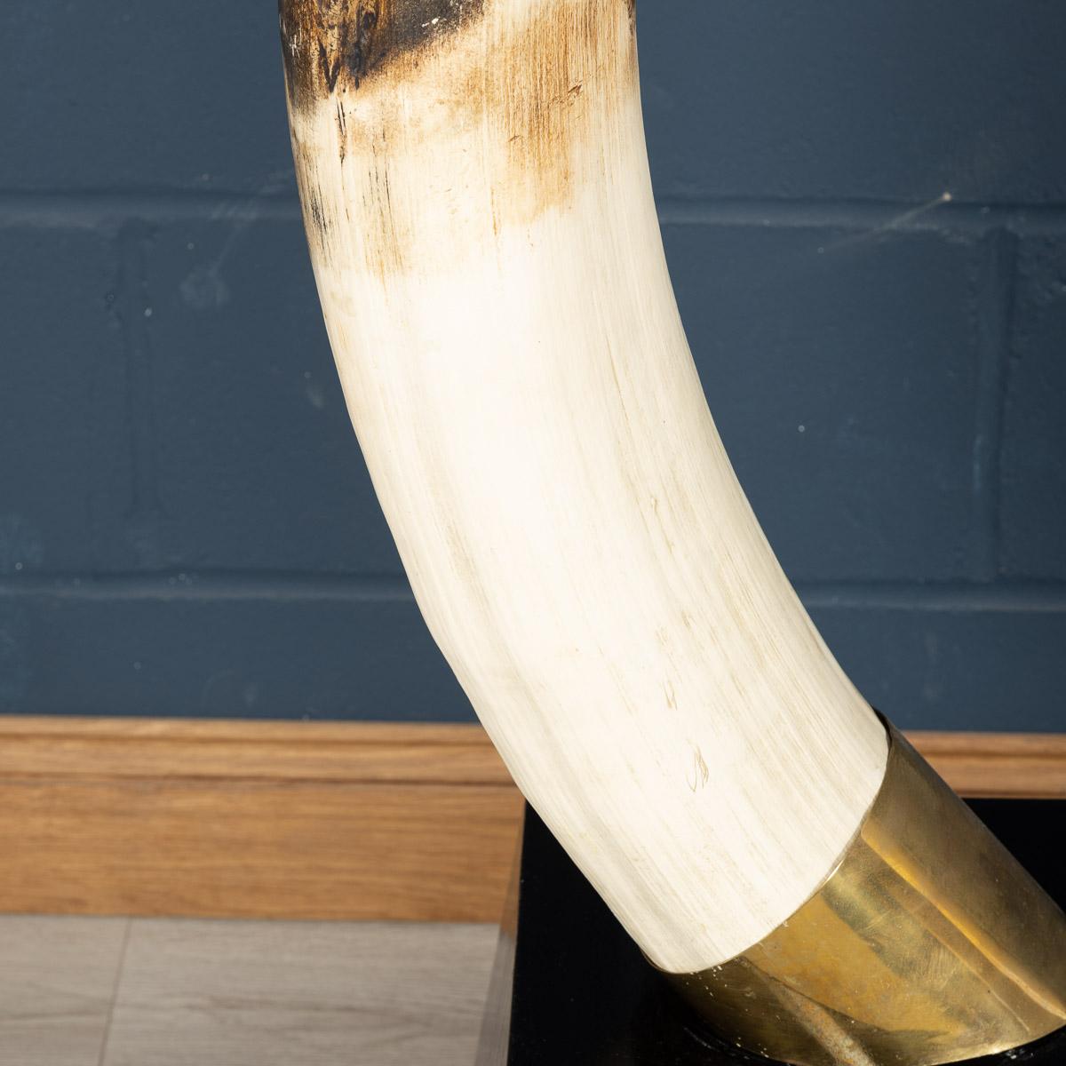 Pair of Massive 21st Century Resin Tusks by Anthony Redmile London 2