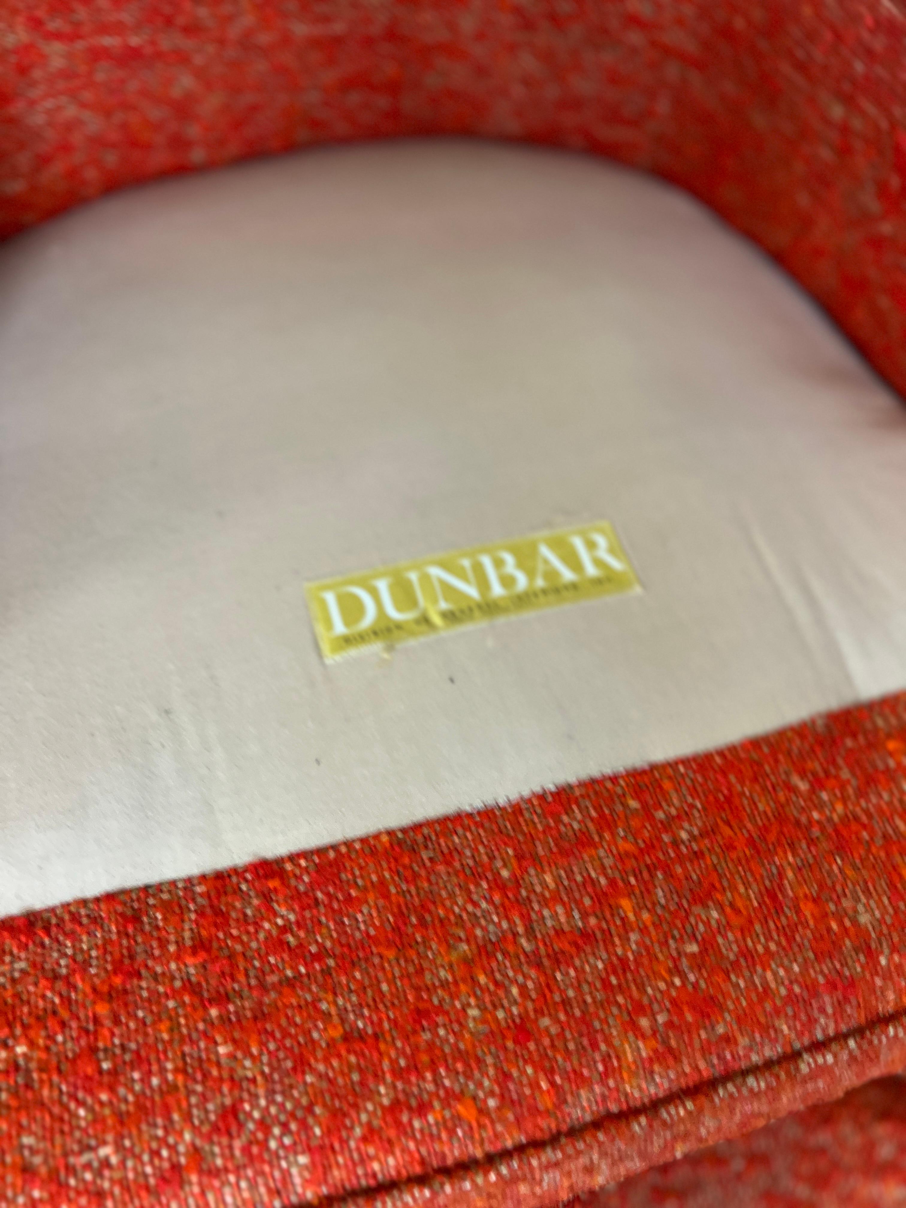 Paire de chaises longues sur roulettes MCM modèle 5936 d'Edward Wormley pour Dunbar en vente 7