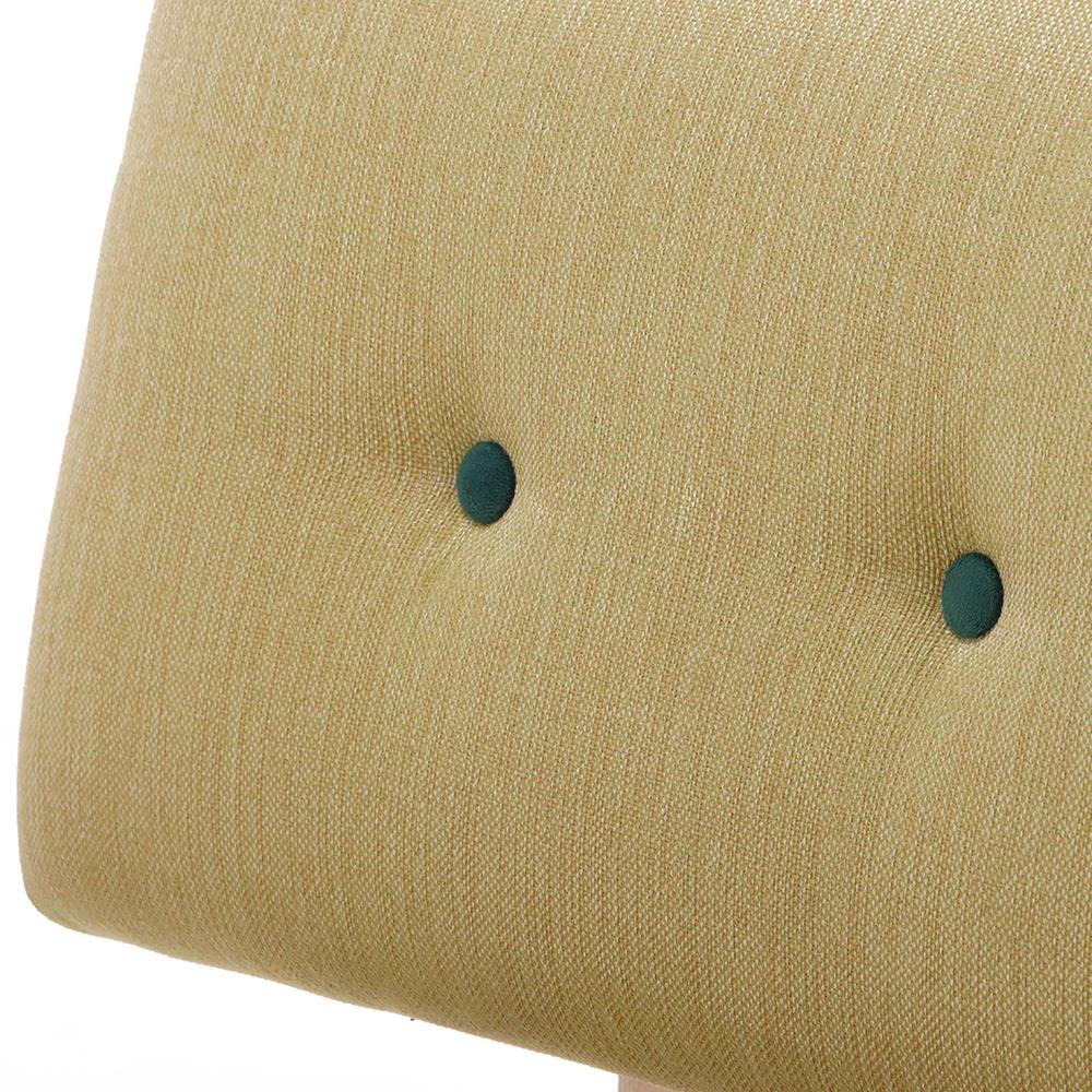 Pareja de sillones bajos de tocador MCM pintados y tapizados, c. 1950. Moderno de mediados de siglo en venta