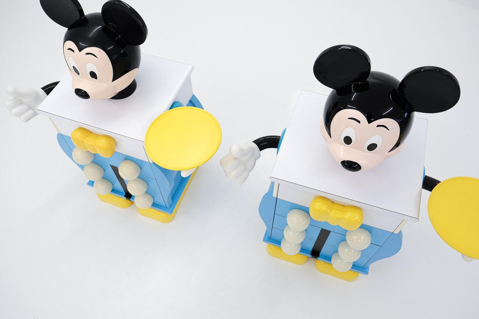 A pair of Mickey Mouser Chest of Drawers by Pierre Colleu for Disney by Starform For Sale 6