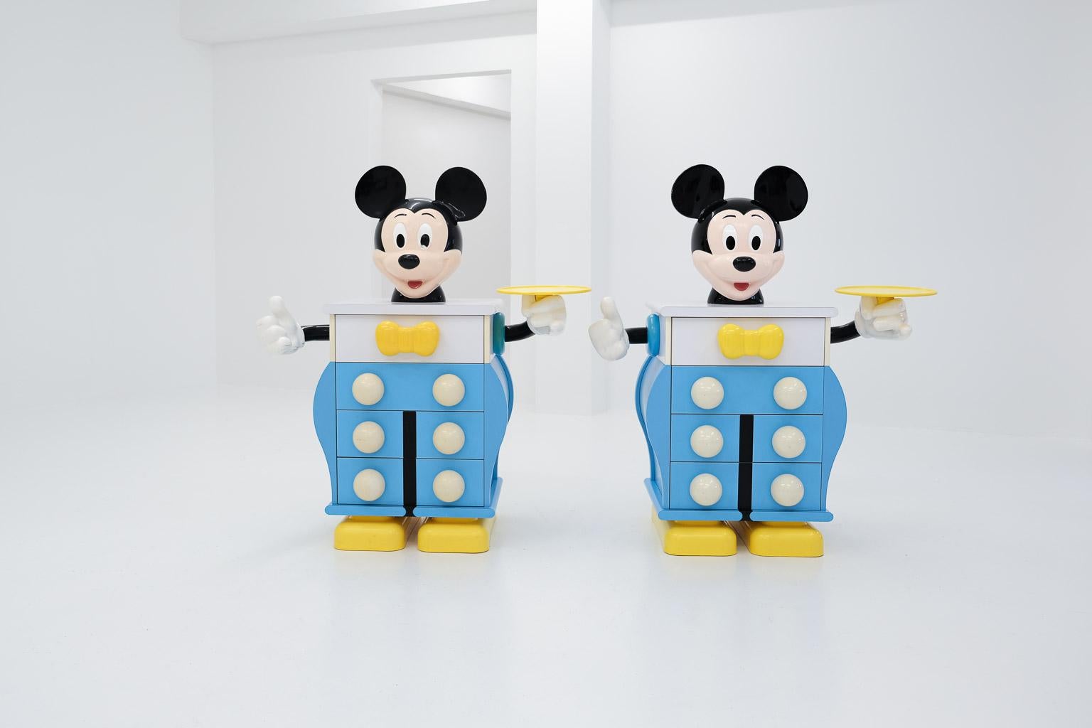„oh, how cute!“ – if you’re a disney fan, these objects may make your heart beat faster. but they are more than just early disney licensed products: they are rare pieces of postmodern design history. designer pierre colleu, born in 1948, studied