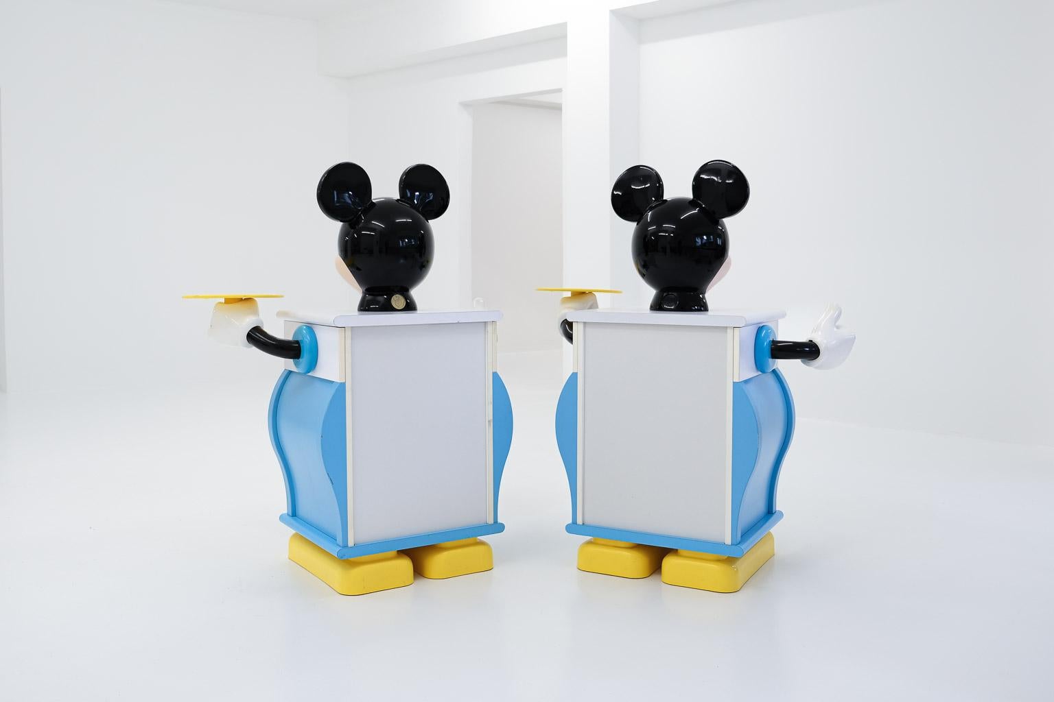 Late 20th Century A pair of Mickey Mouser Chest of Drawers by Pierre Colleu for Disney by Starform For Sale