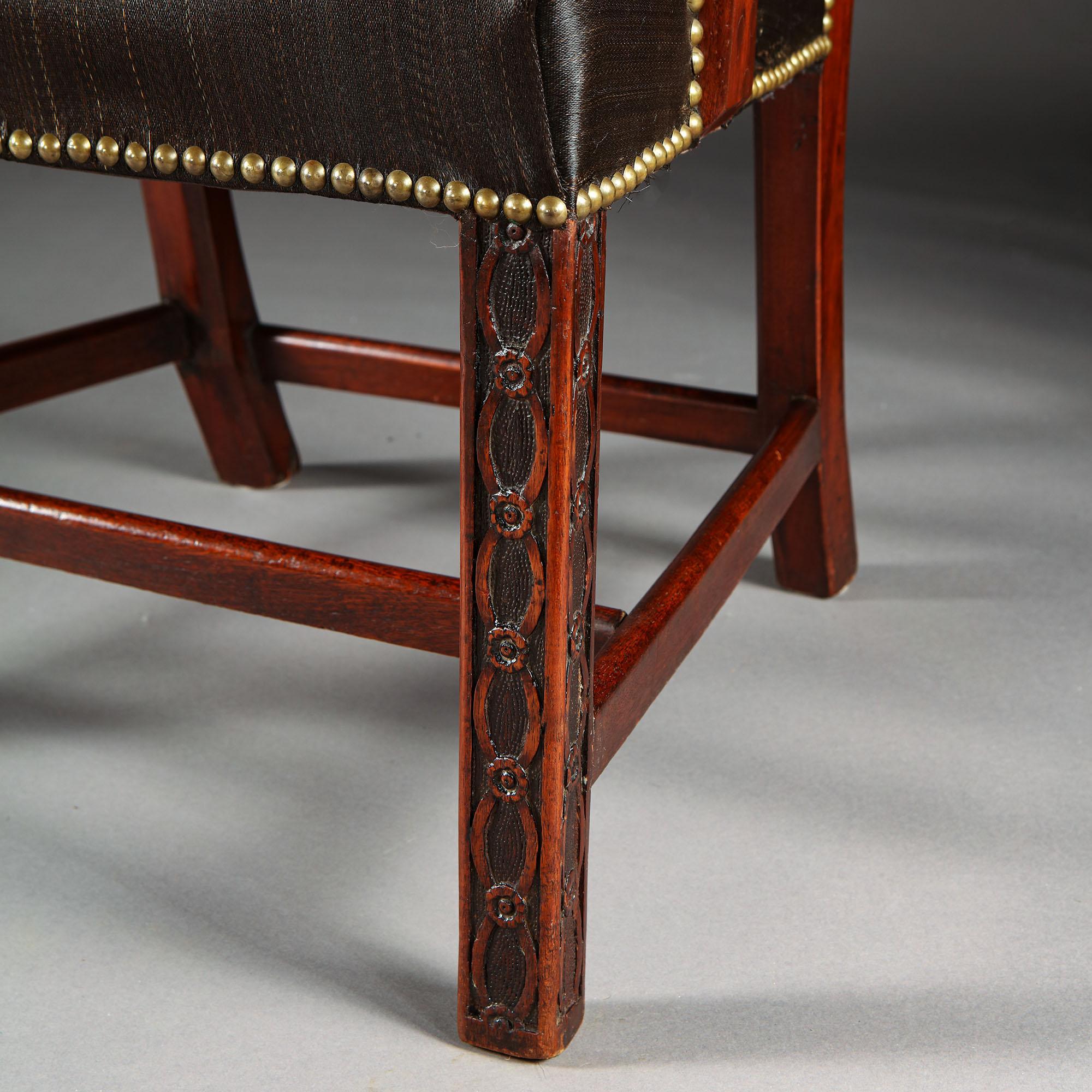 Pair of Mid 18th Century Irish Chippendale Chairs 3