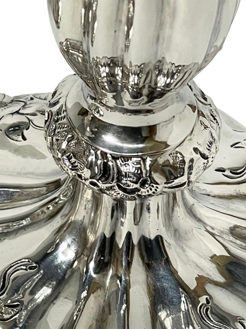 bougeoirs argent