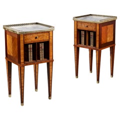 Antique A Pair Of Mid 19th Century Bedside Cabinets