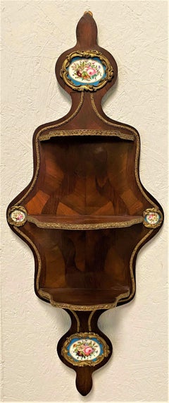 Pair of Mid-19th Century Rosewood Veneered French Wall Brackets