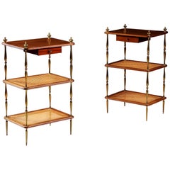 Pair of Mid-20th Century Bedside Tables After Maison Baguès