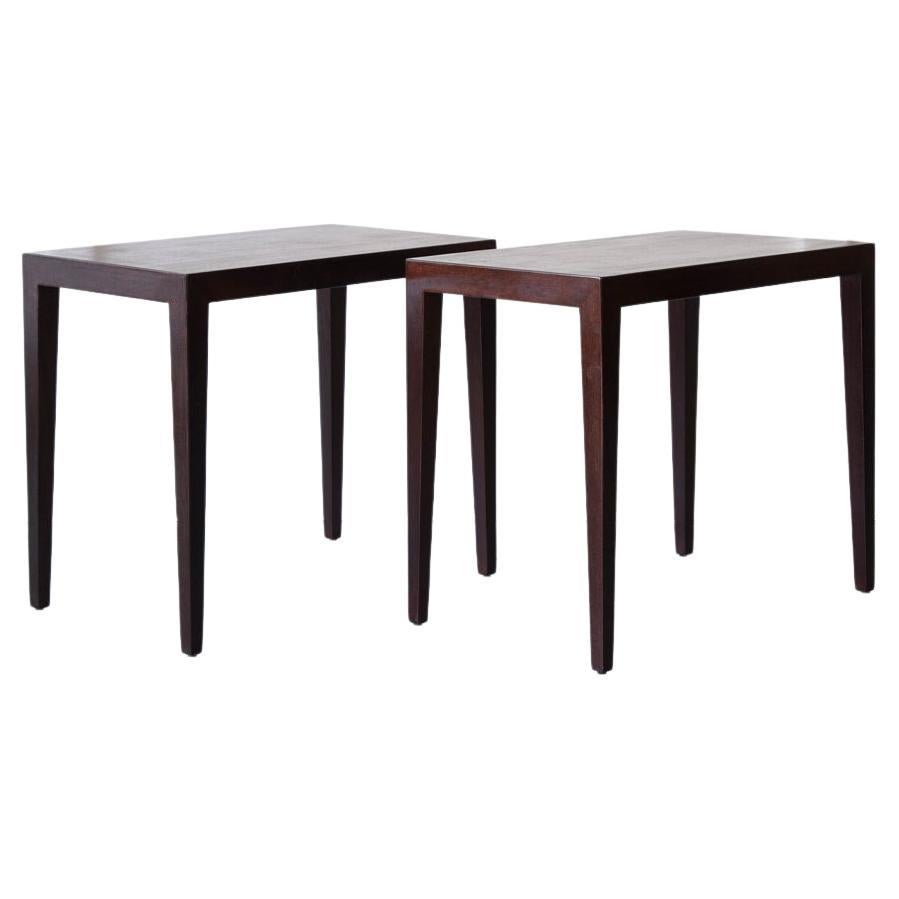 A Pair of Mid 20th Century, Danish Side Tables