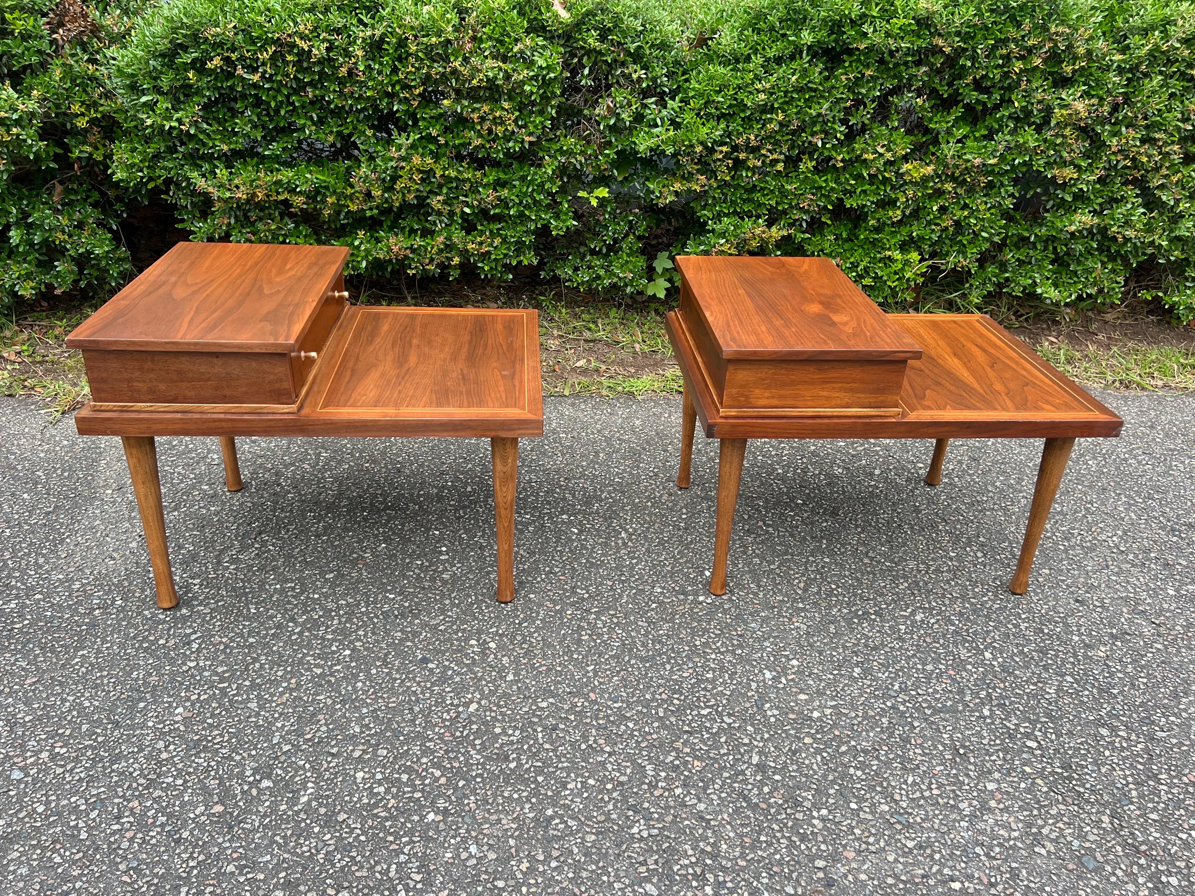 Pair of Mid-20th Century Modern American of Martinsville Side Tables For Sale 5