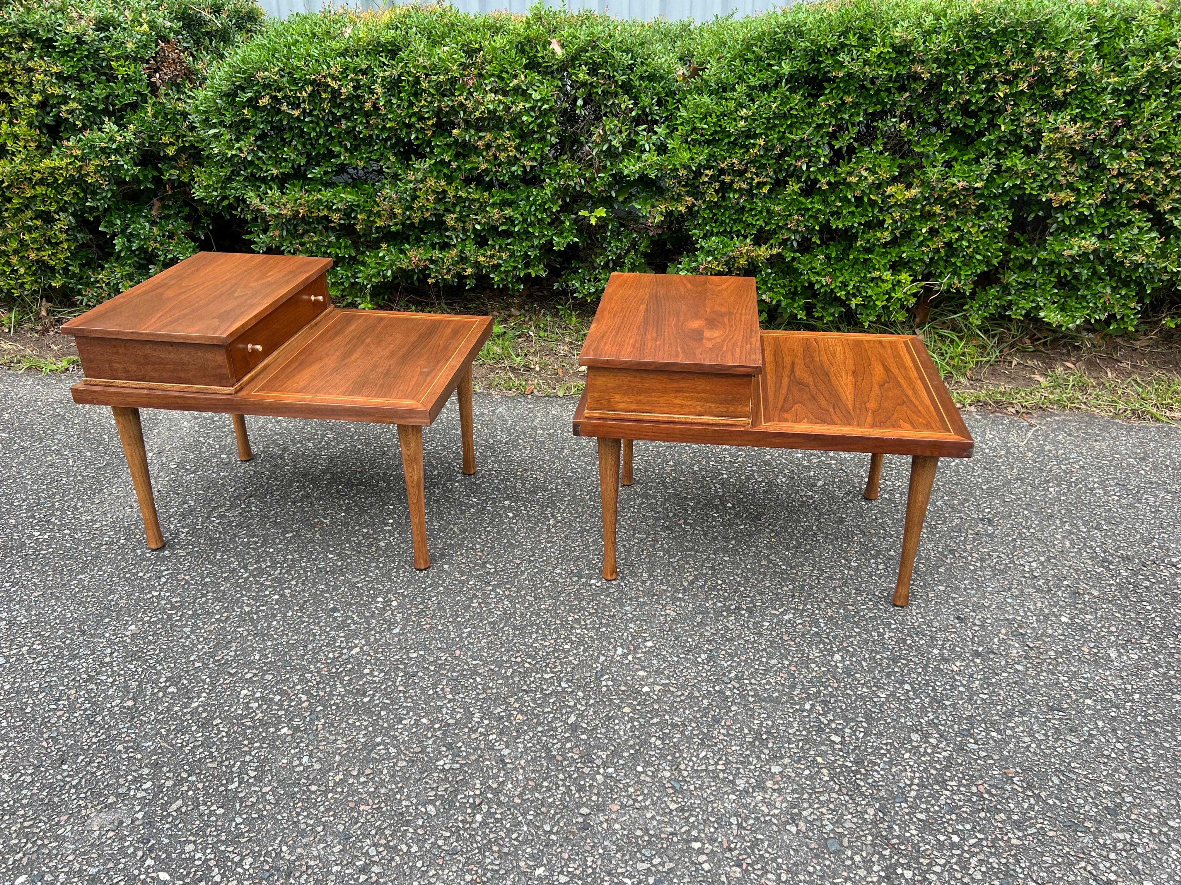 Pair of Mid-20th Century Modern American of Martinsville Side Tables For Sale 6