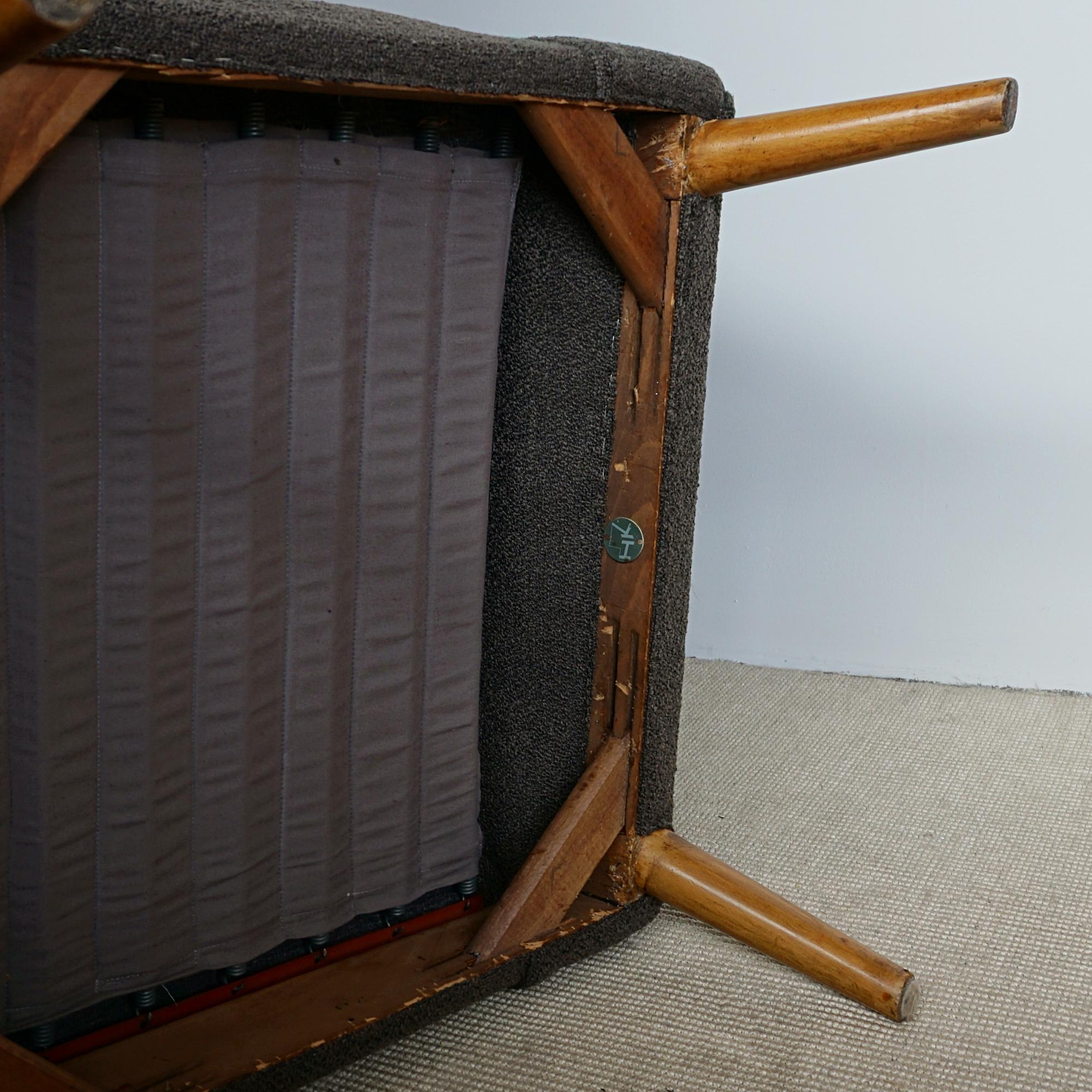 Paire de fauteuilsambino du milieu du siècle dernier par Howard Keith en vente 7