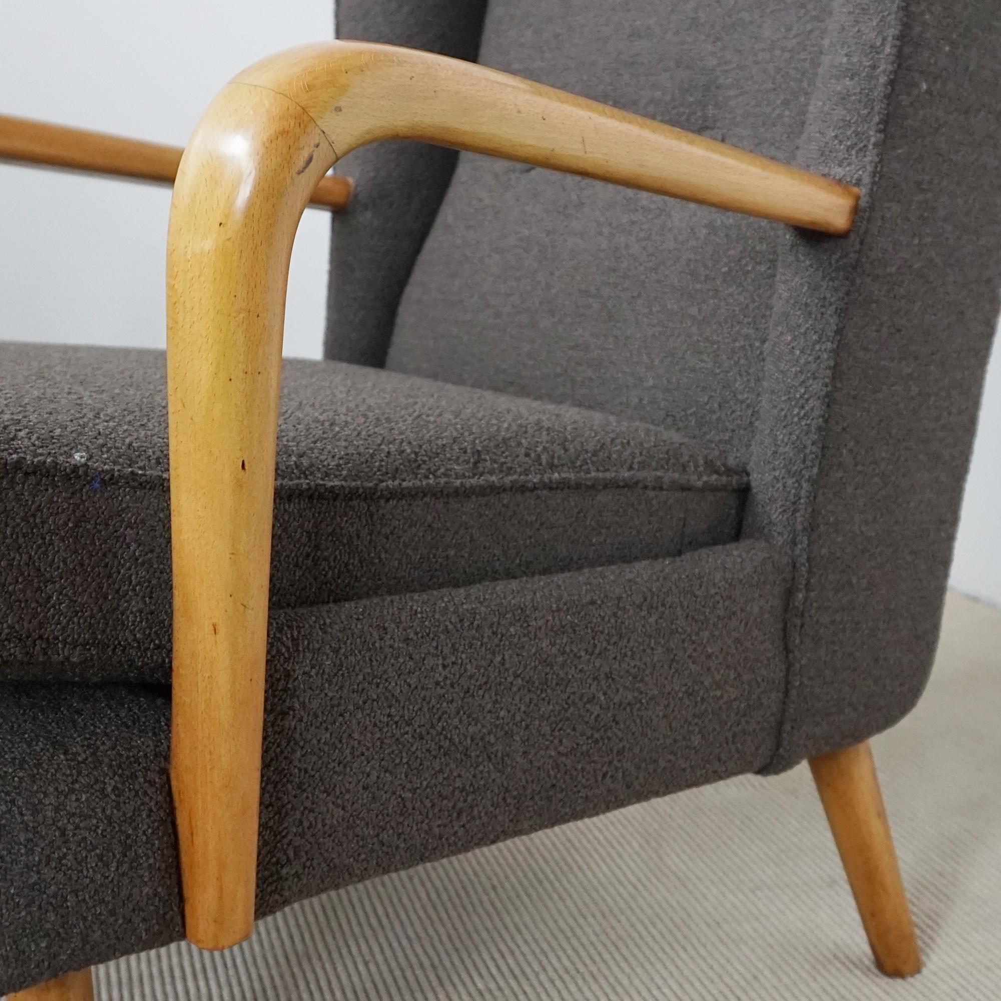 Paire de fauteuilsambino du milieu du siècle dernier par Howard Keith en vente 8