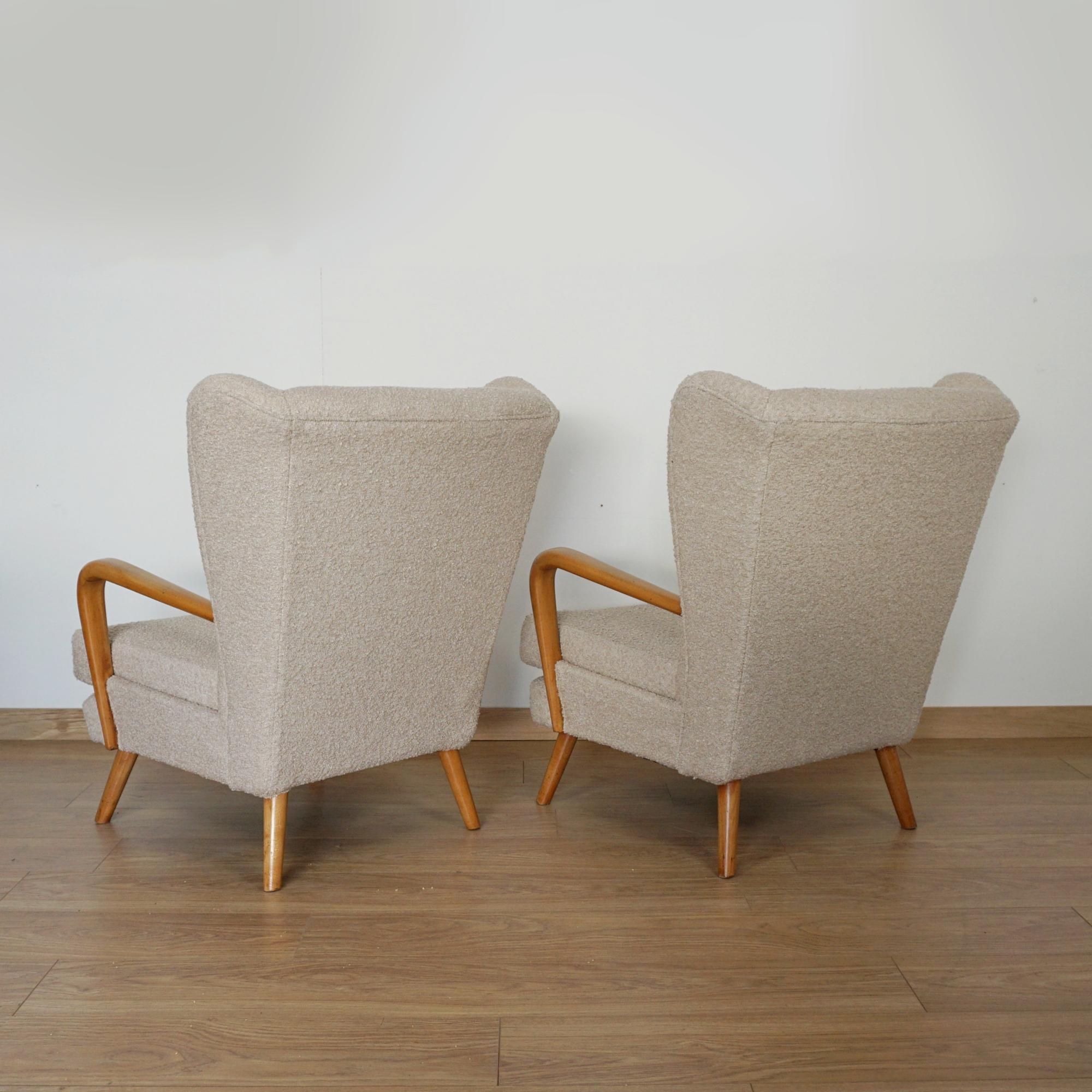 English A Pair of Mid-Century 'Bambino' Armchairs by Howard Keith