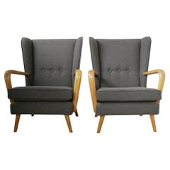 A Pair of Mid-Century 'Bambino' Armchairs by Howard Keith