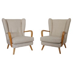 A Pair of Mid-Century 'Bambino' Armchairs by Howard Keith