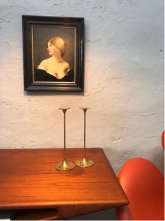 Pair of Mid-Century Brass Candle Holders by Torben Ørskov of Copenhagen