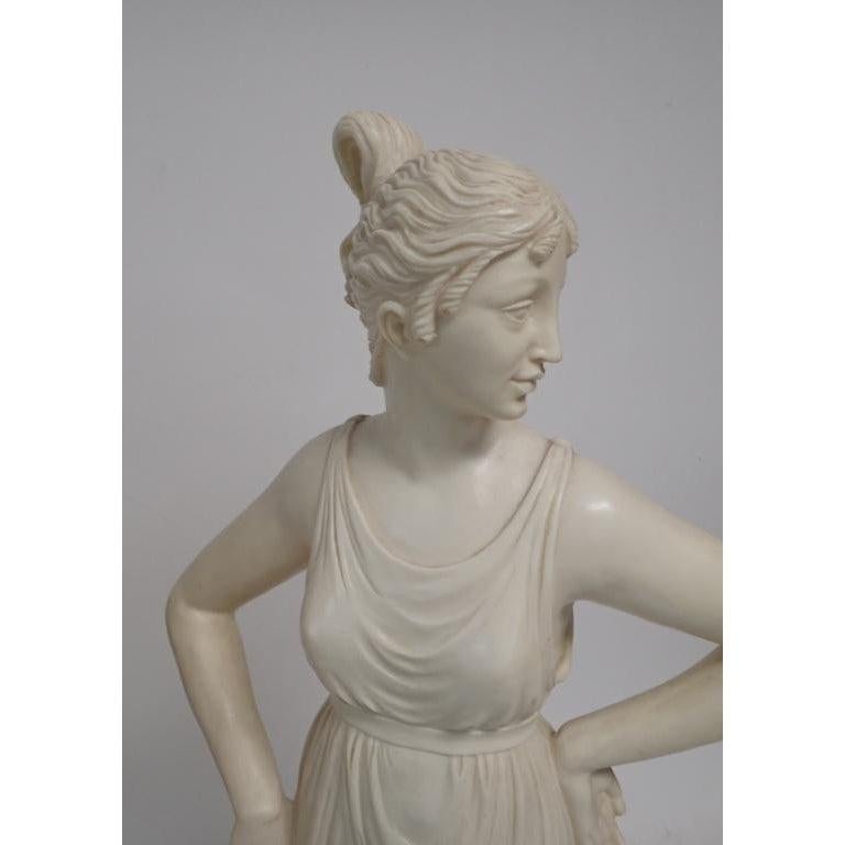Italian Pair of Midcentury Classical Women Sculptures