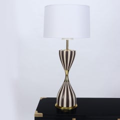 Pair of Mid Century "Harlequin" Table Lamps by Gerald Thurston, Circa 1950