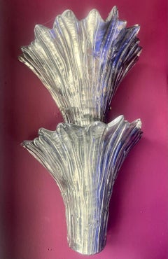 A Pair of Mid-Century Italian Murano Glass Sconces