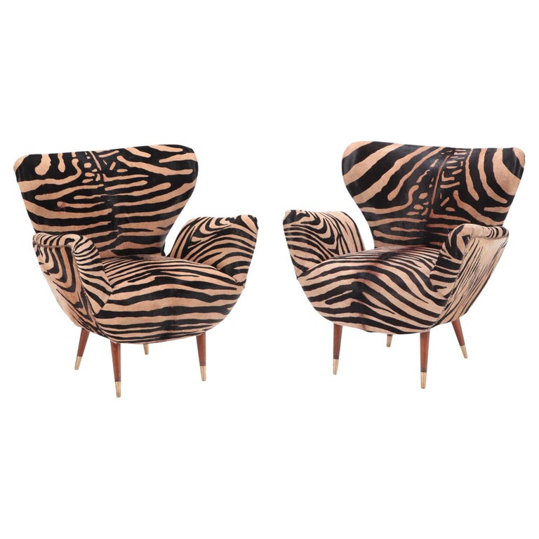 Zebra Print Chairs 10 For Sale on 1stDibs zebra chair, vintage