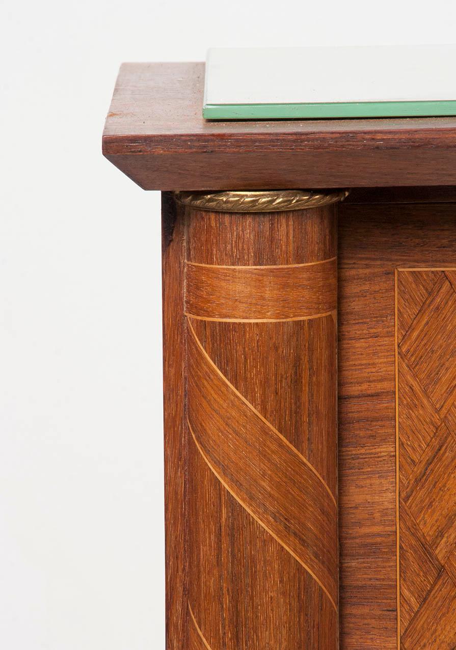 Pair of Midcentury Mahogany Nightstands In Good Condition In Casteren, Noord-Brabant