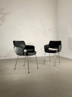 A Pair of MID-CENTURY-MODERN CHAIRS in ARP / MOTTE / GUARICHE Style, France 1950