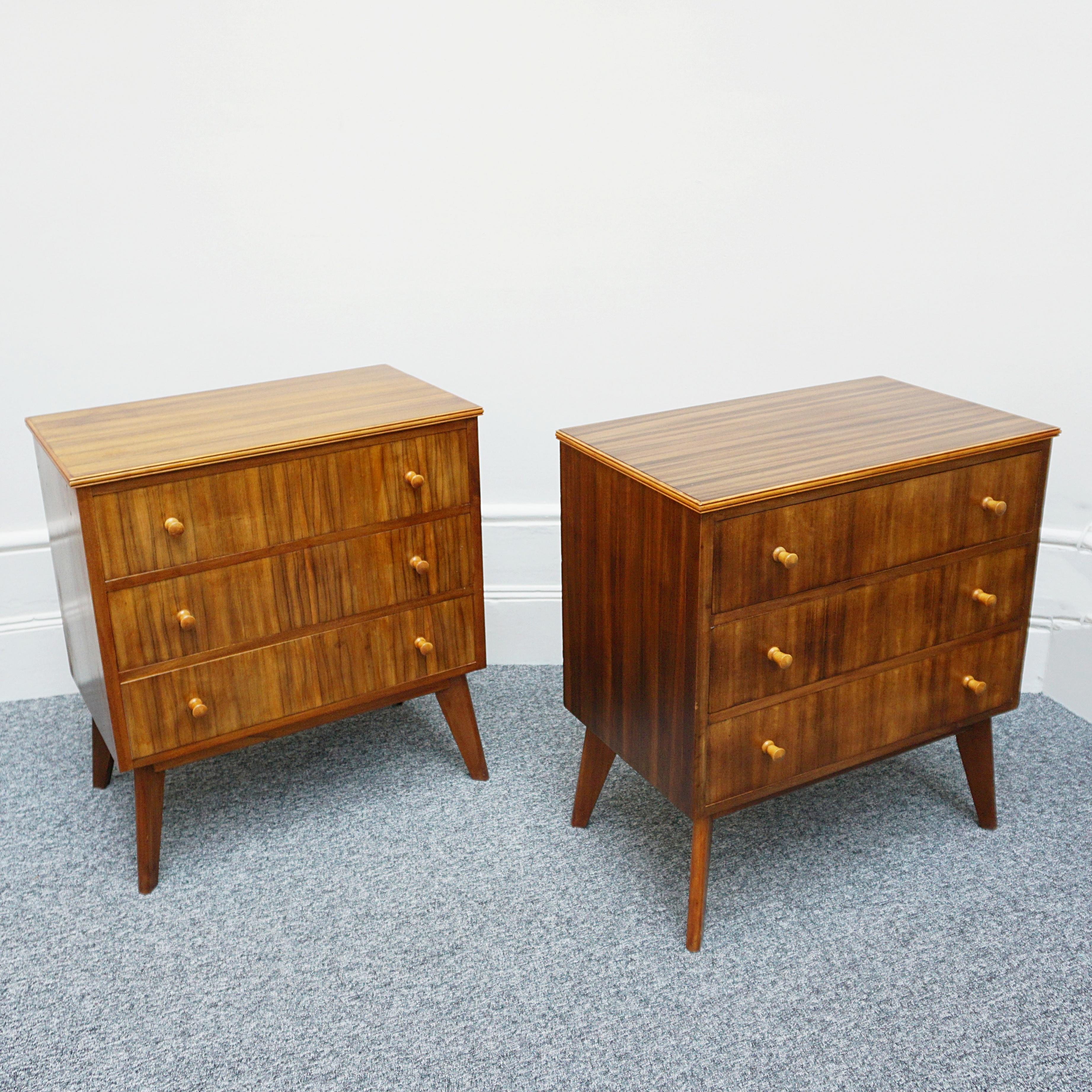 Pair of Mid-Century Modern Chests of Drawers circa 1950 5