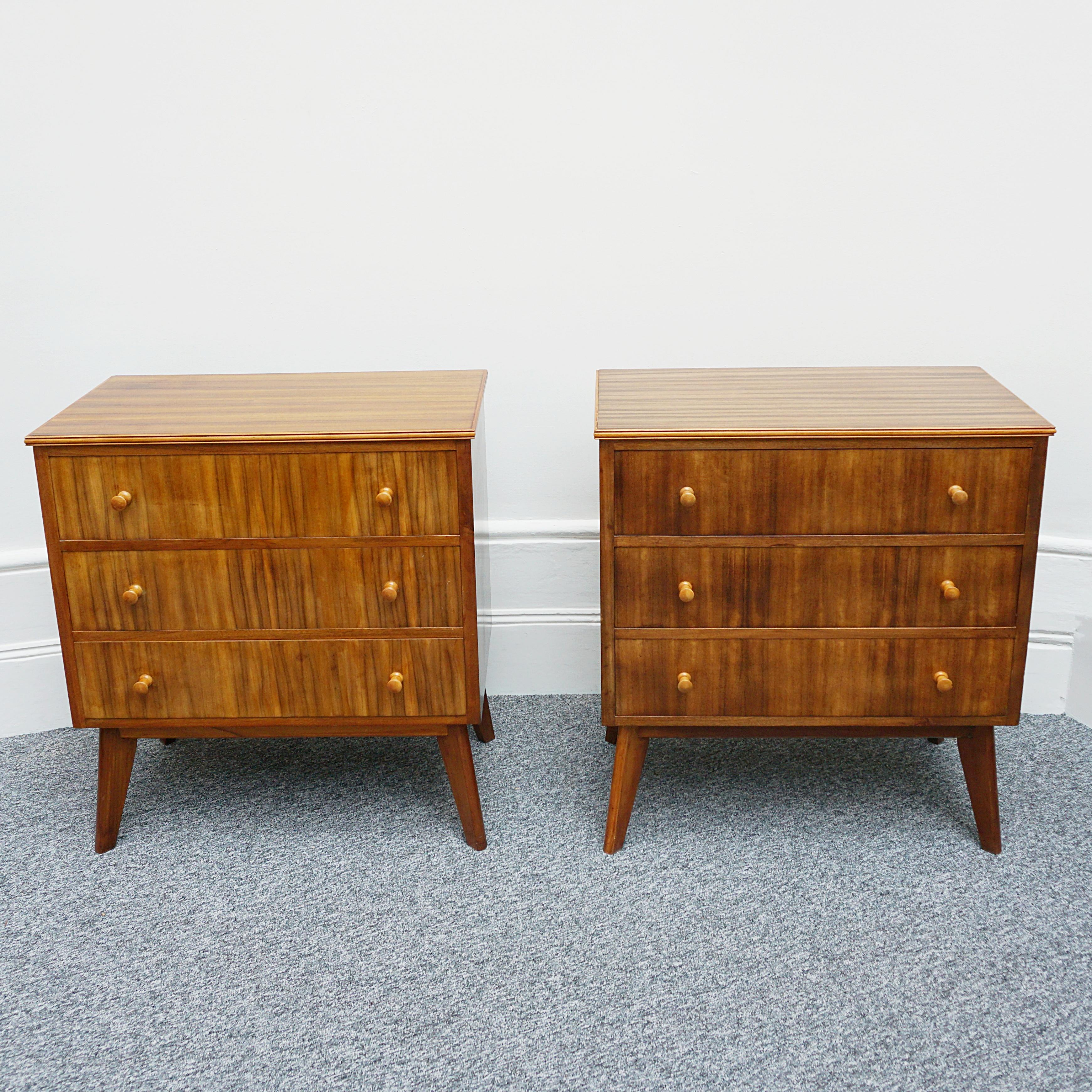Pair of Mid-Century Modern Chests of Drawers circa 1950 10