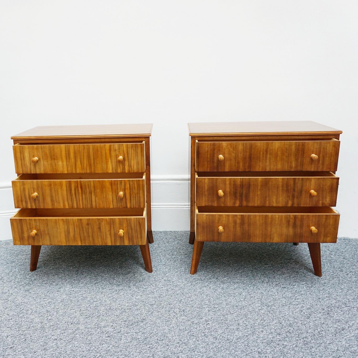 Pair of Mid-Century Modern Chests of Drawers circa 1950 1