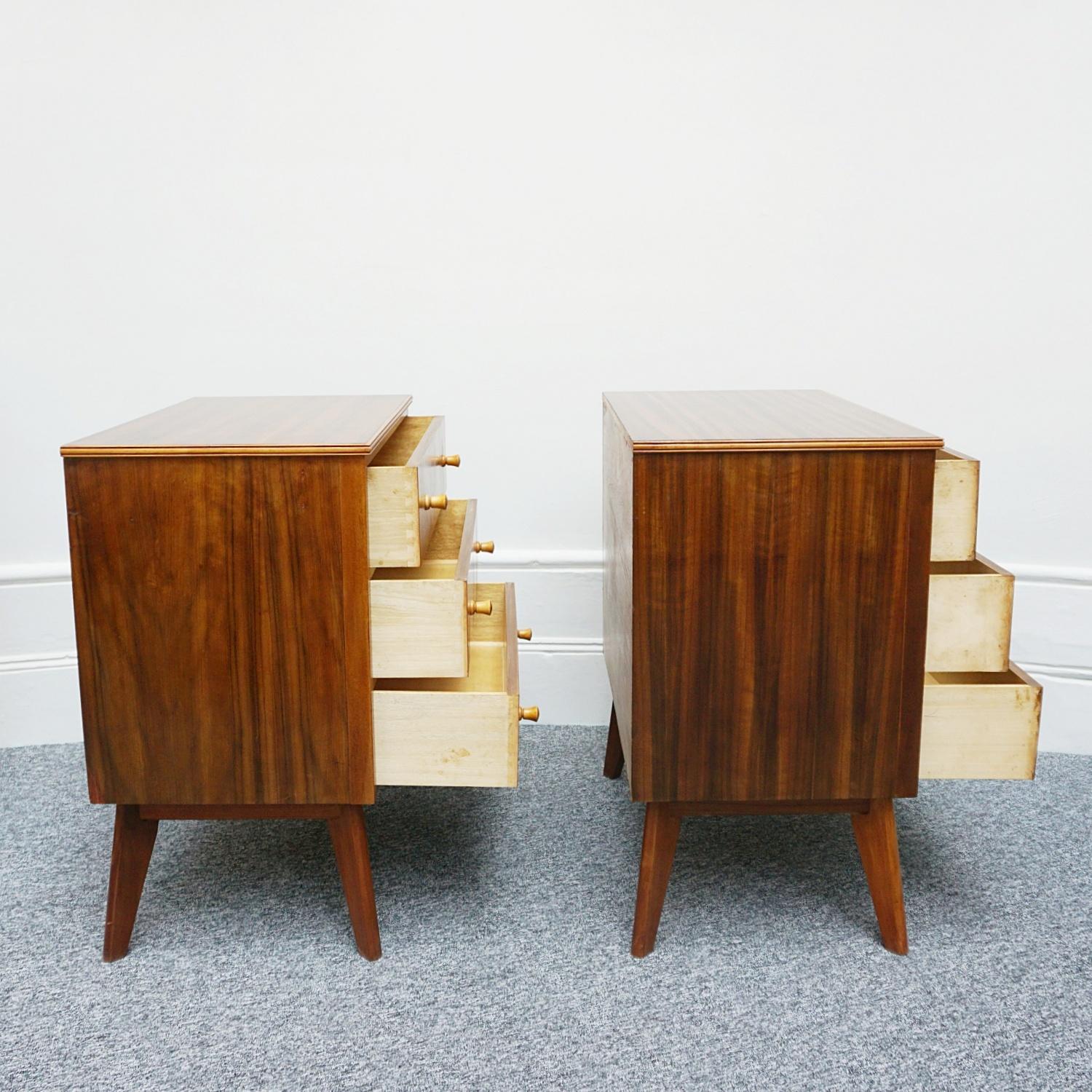 Pair of Mid-Century Modern Chests of Drawers circa 1950 2