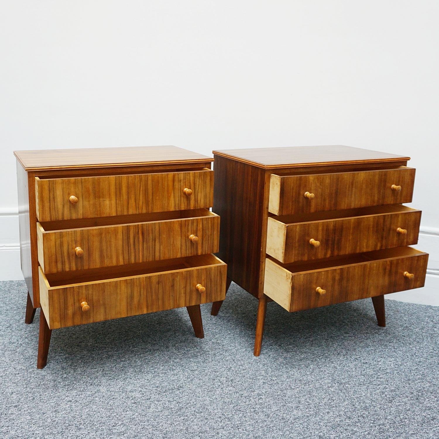Pair of Mid-Century Modern Chests of Drawers circa 1950 3