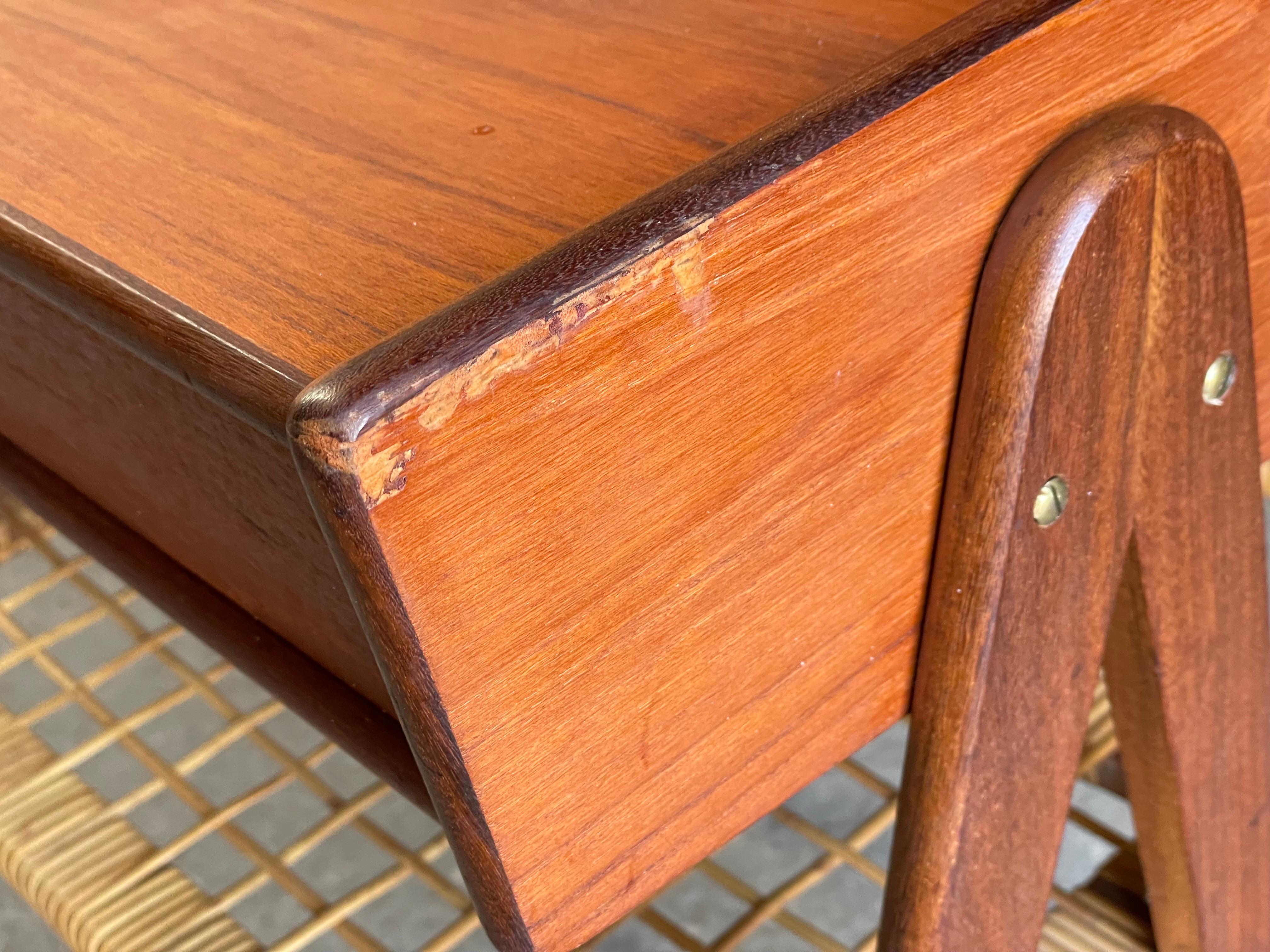 Pair of Mid-Century Modern, Danish Nightstands by Søren Rasmussen, 1960's 2