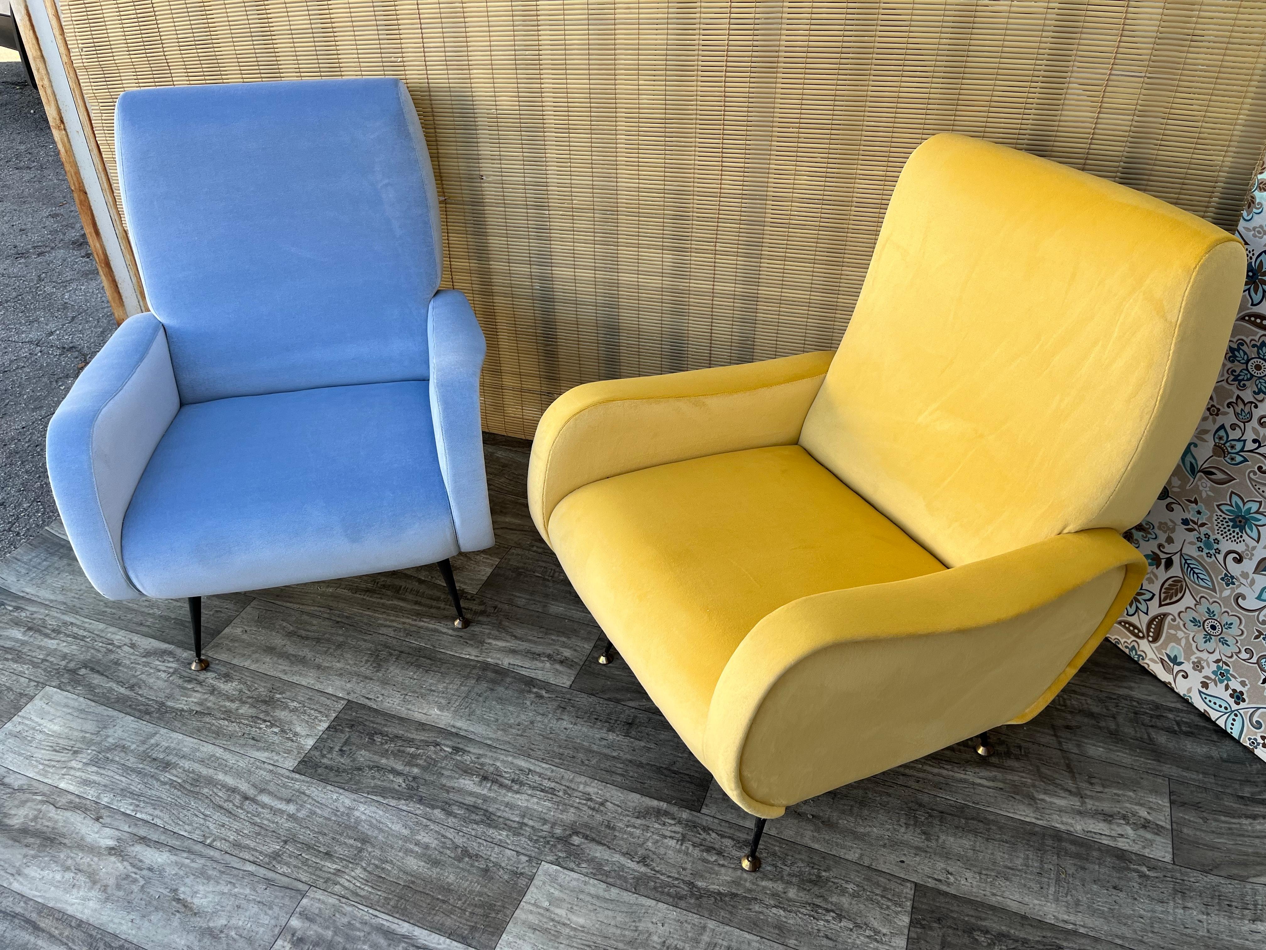 Upholstery A Pair of Mid Century Modern Lady by Marco Zanuso. Circa 1950s For Sale