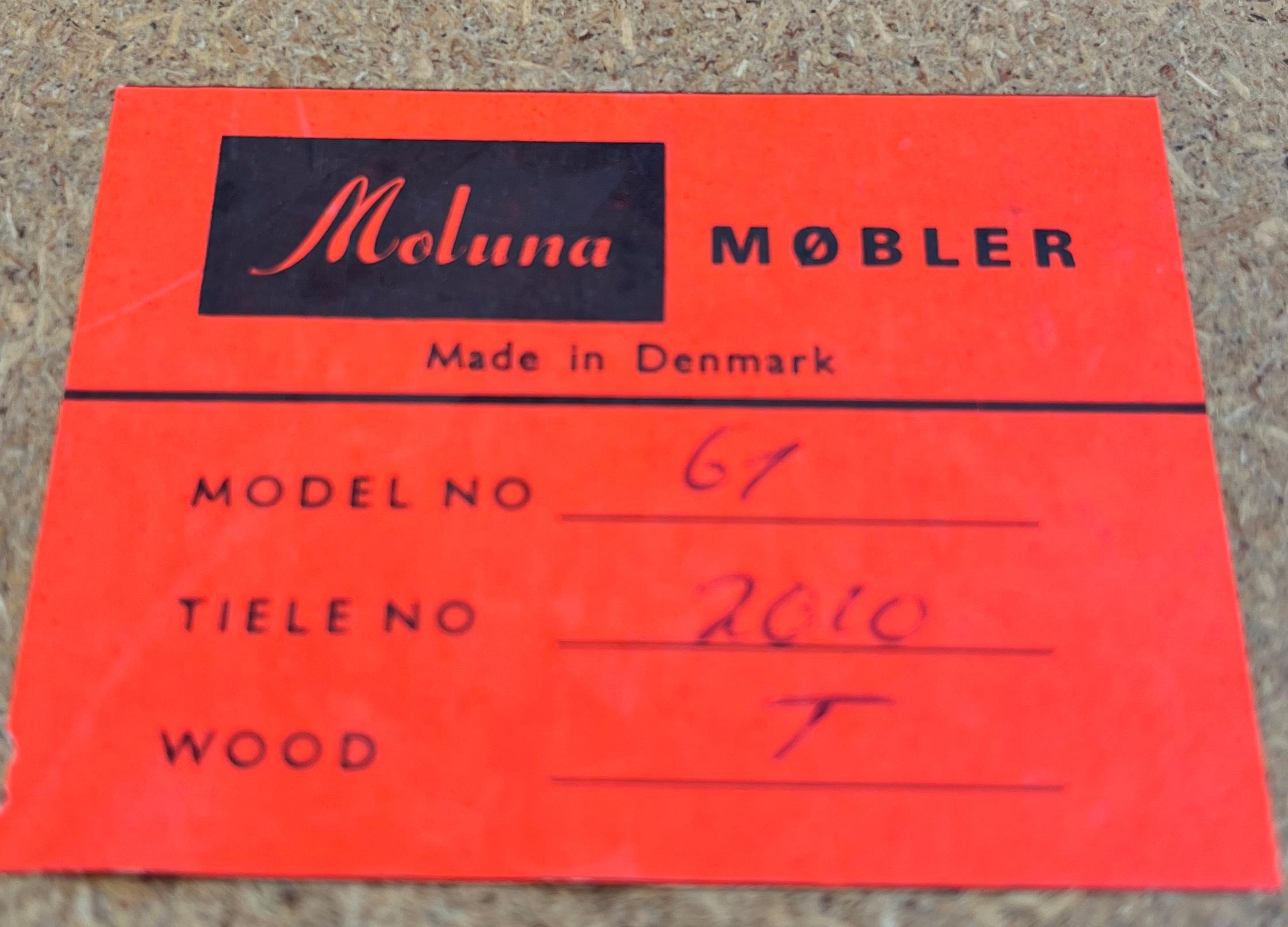 Paire de tables d'appoint The Moderns par Moluna Møbler, Danemark Circa 1970 en vente 13
