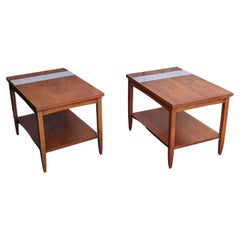 Pair of Mid-Century Modern Side Tables, Lane Monte Carlo