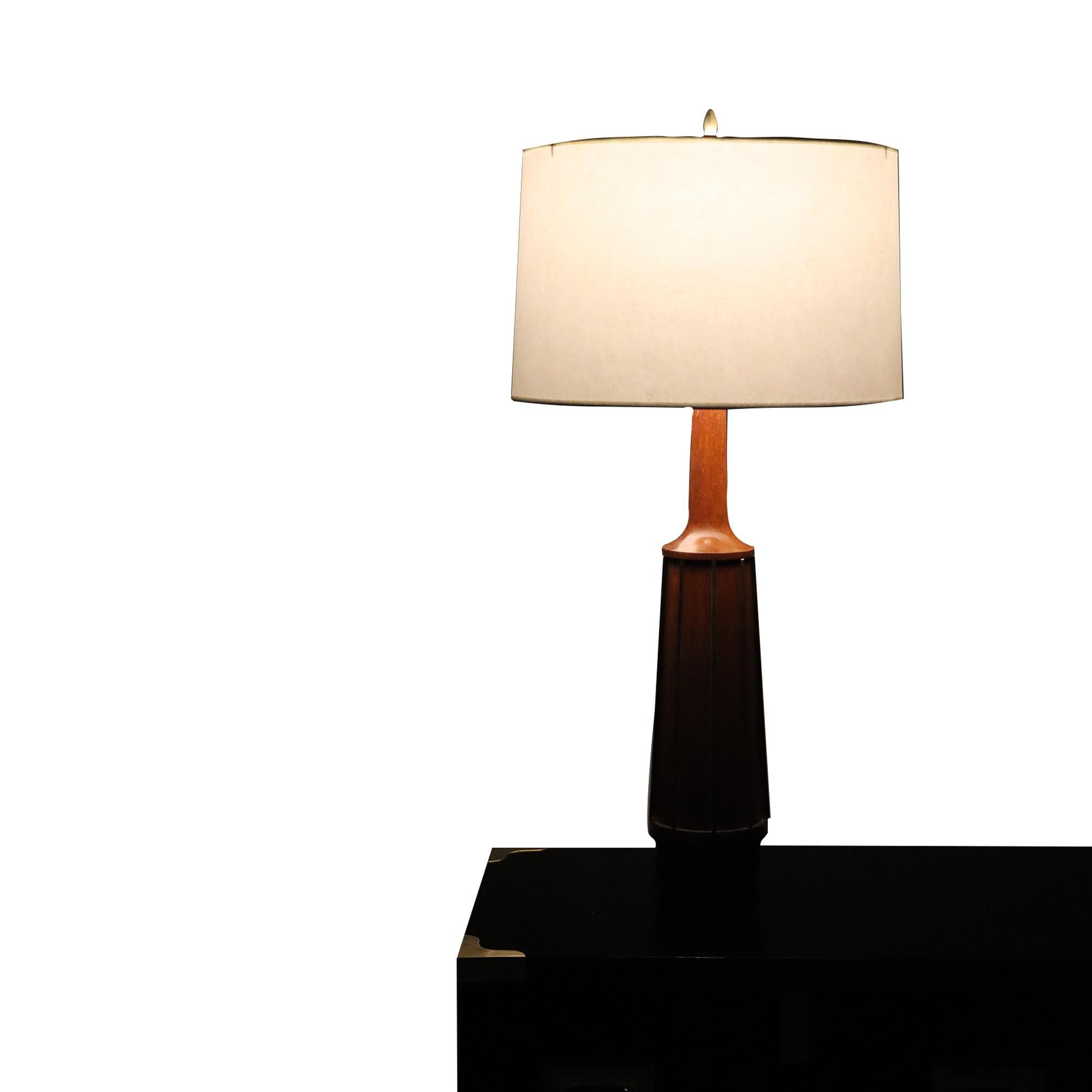 Mid-Century Modern Pair of Mid Century Modern Table Lamps by G. Thurston, circa 1950 For Sale