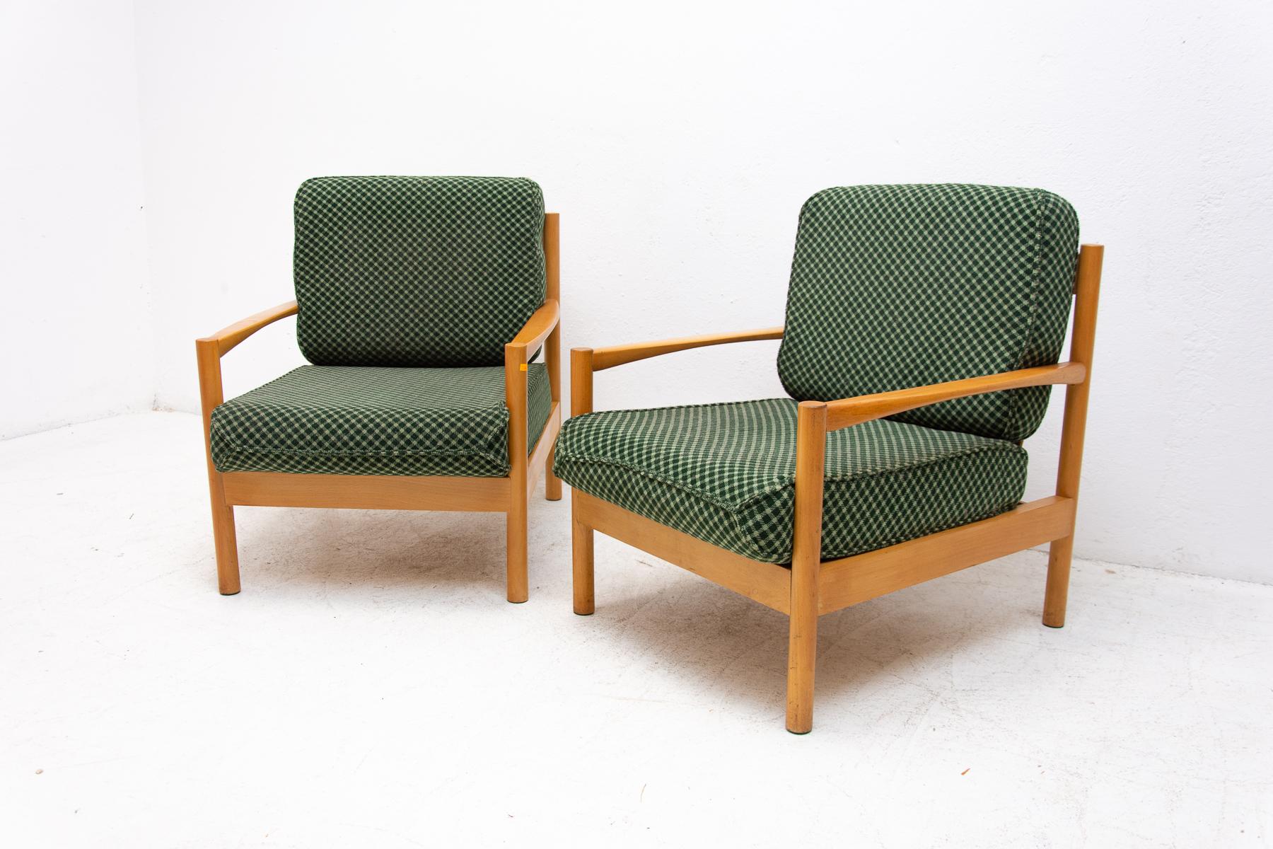 Pair of Mid Century Scandinavian Style Armchairs, 1970´S In Good Condition In Prague 8, CZ