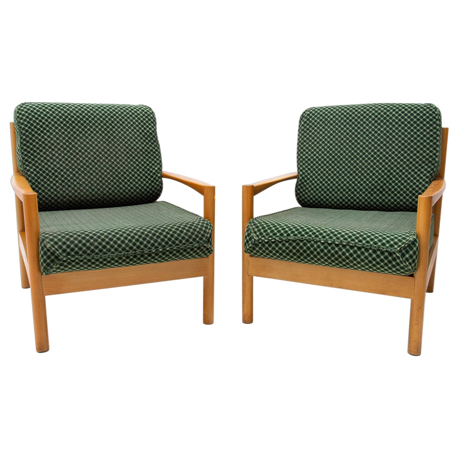 Pair of Mid Century Scandinavian Style Armchairs, 1970´S