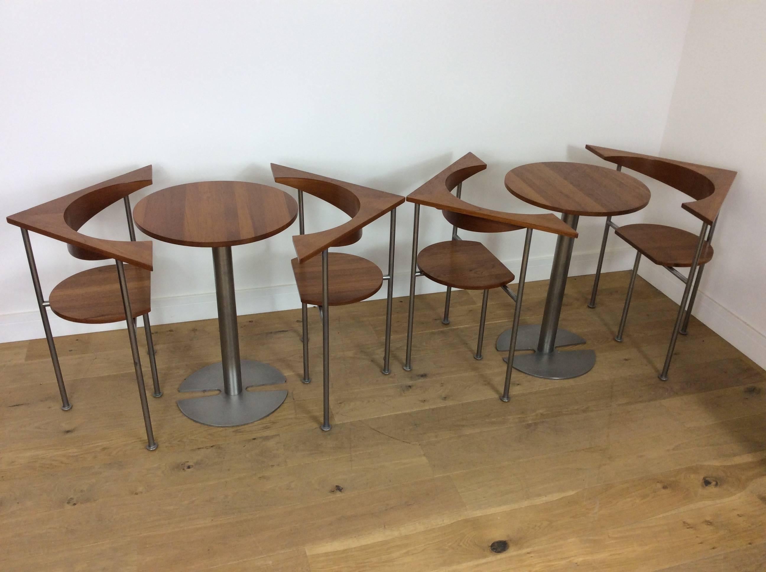 Midcentury Tables and Chairs Designed by Frans Schrofer 5