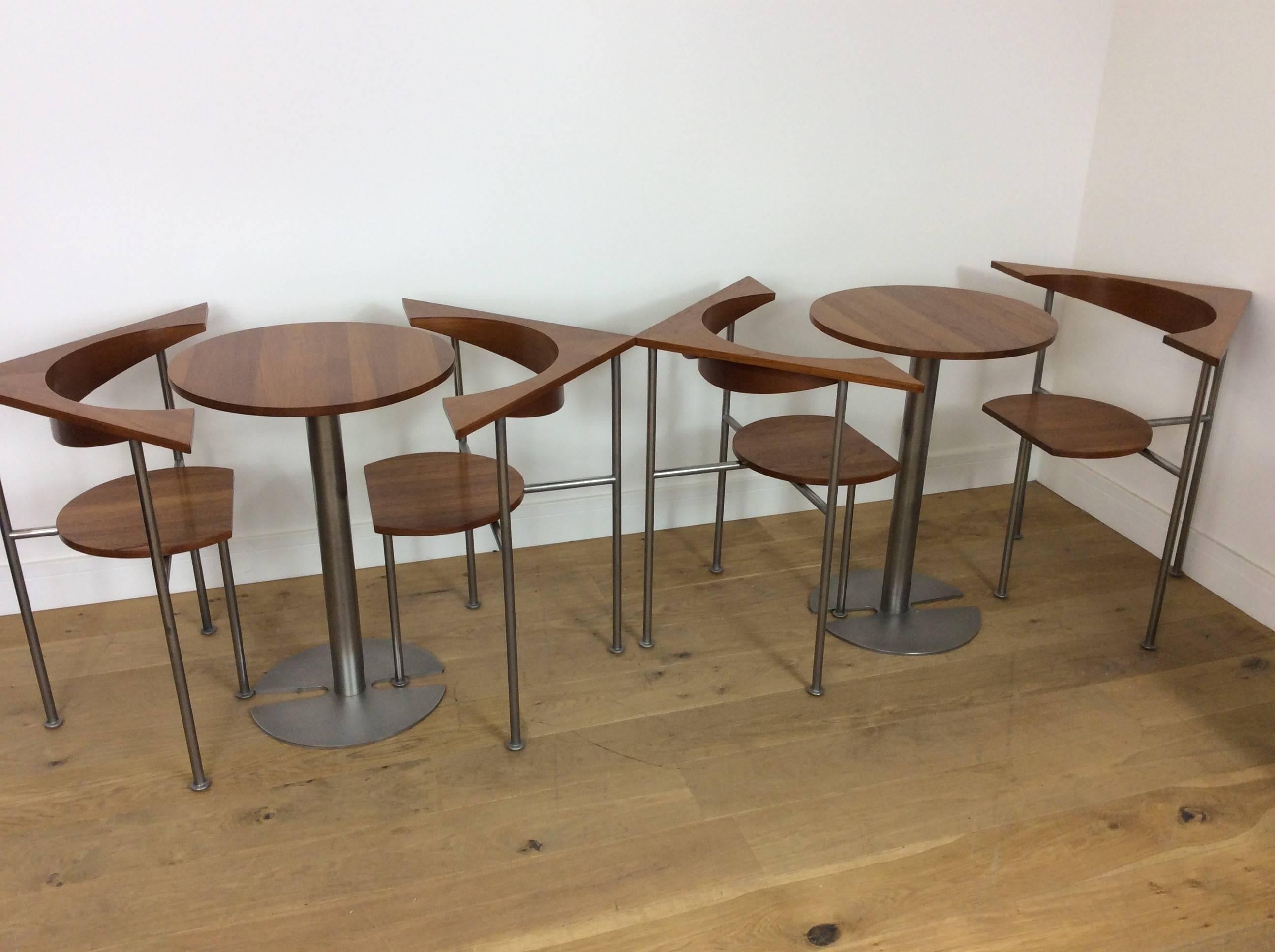 Midcentury Tables and Chairs Designed by Frans Schrofer 6