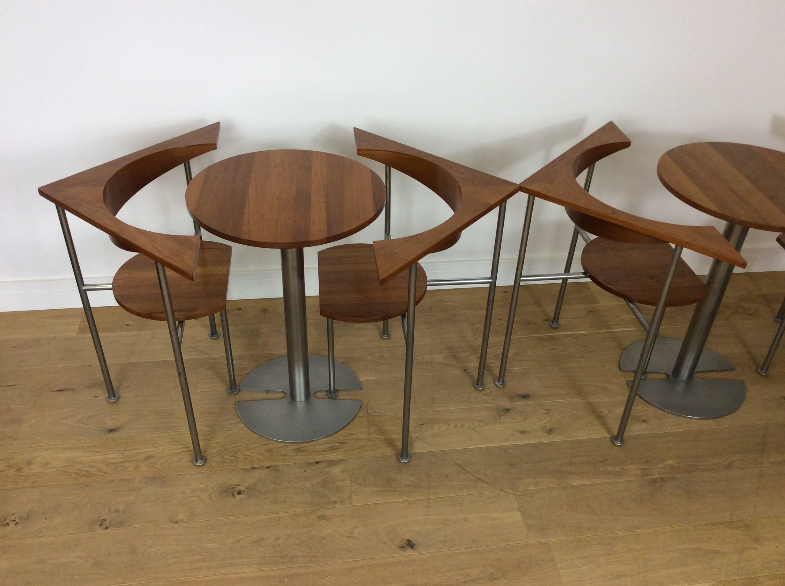 Midcentury Tables and Chairs Designed by Frans Schrofer 7